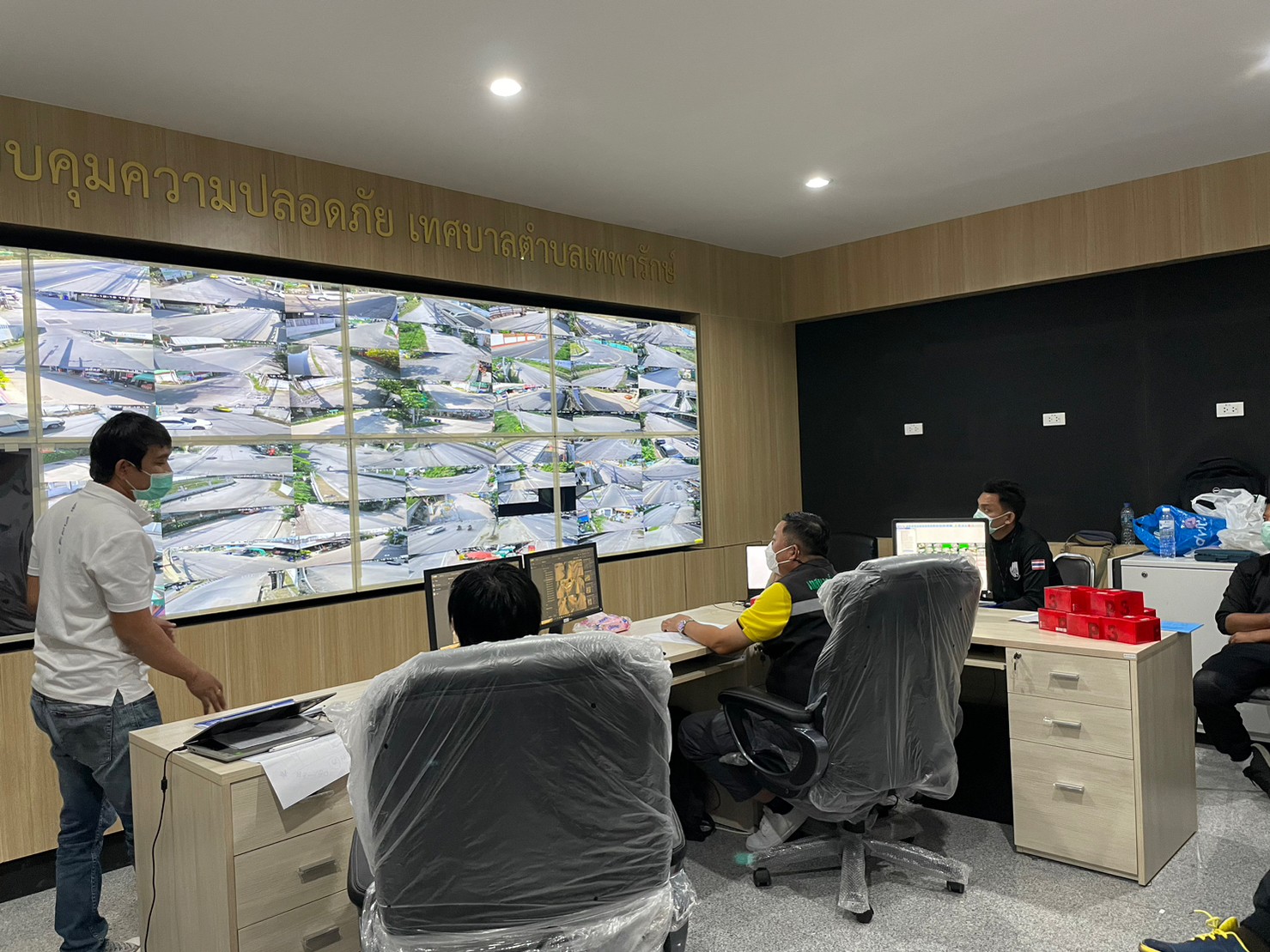 โครงการติดตั้งระบบรักษาความปลอดภัยเมือง ด้วยระบบปัญญาประดิษฐ์ ภายในเขตเทศบาลตาบลเทพารักษ์ โดยทีมของ AI FIRST